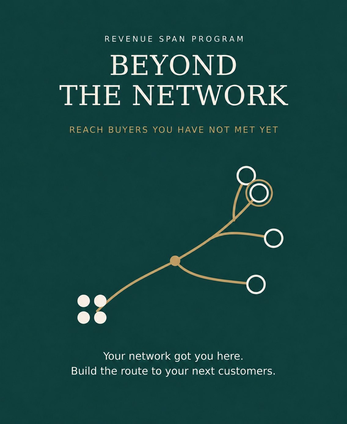Revenue Span program: Beyond the Network. Reach buyers you have not met yet.